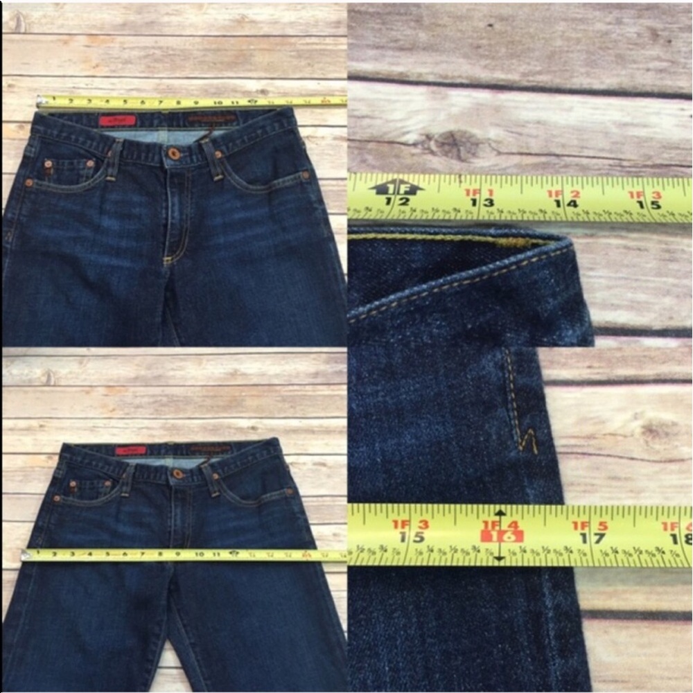 SOLD 💌Size 26 Anthro AG Dark Bootcut Denim Jeans - Picture 3 of 4