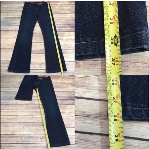 SOLD 💌Size 26 Anthro AG Dark Bootcut Denim Jeans - Picture 2 of 4