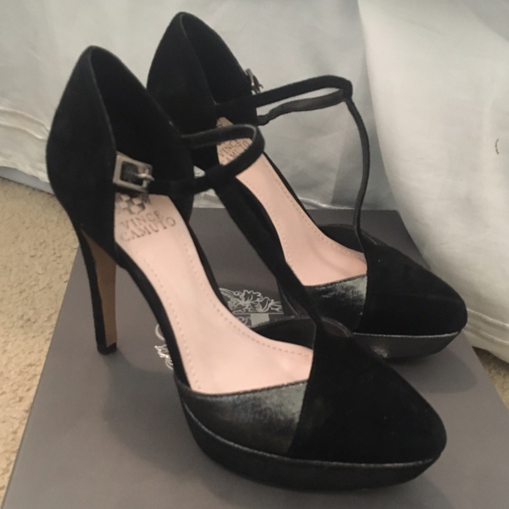 Vince Camuto Akido T-strap Stiletto Heels