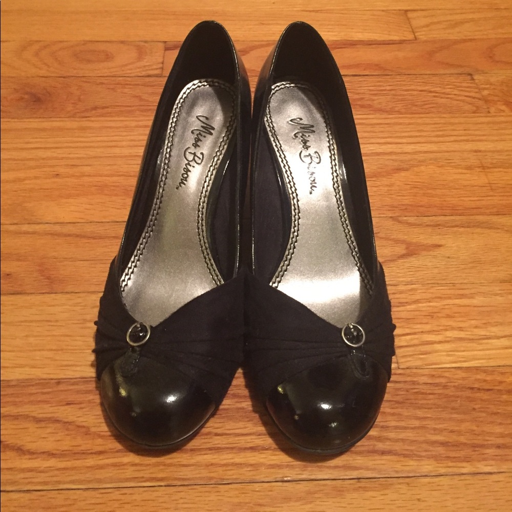 Black Miss Bisou heels