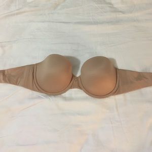 34C nude color Victoria's Secret strapless bra