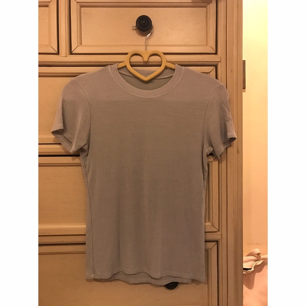 Brandy Melville John Golt light blue top