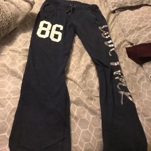 VS PINK blue boyfriend sweatpants