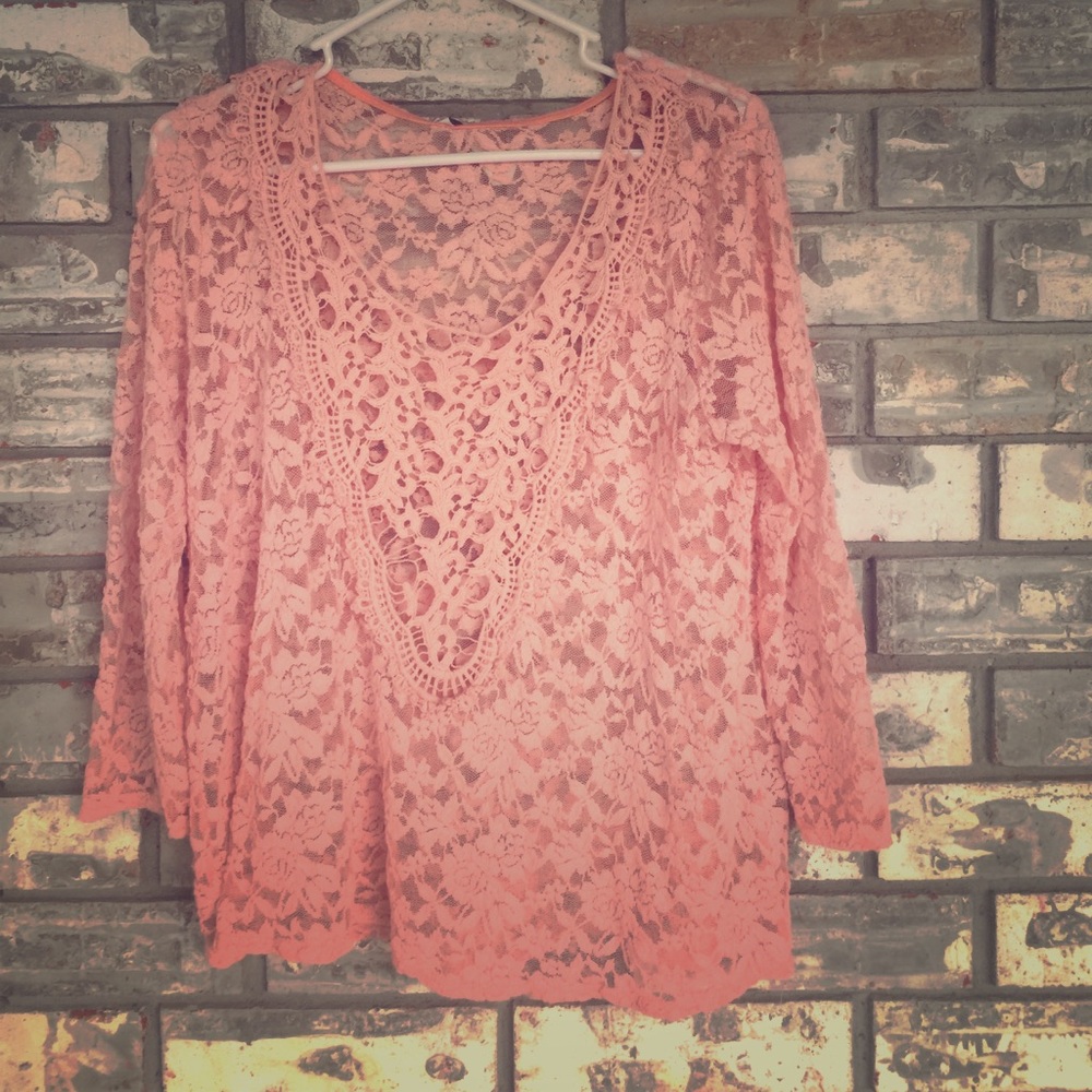 Pink Long Sleeved Shirt