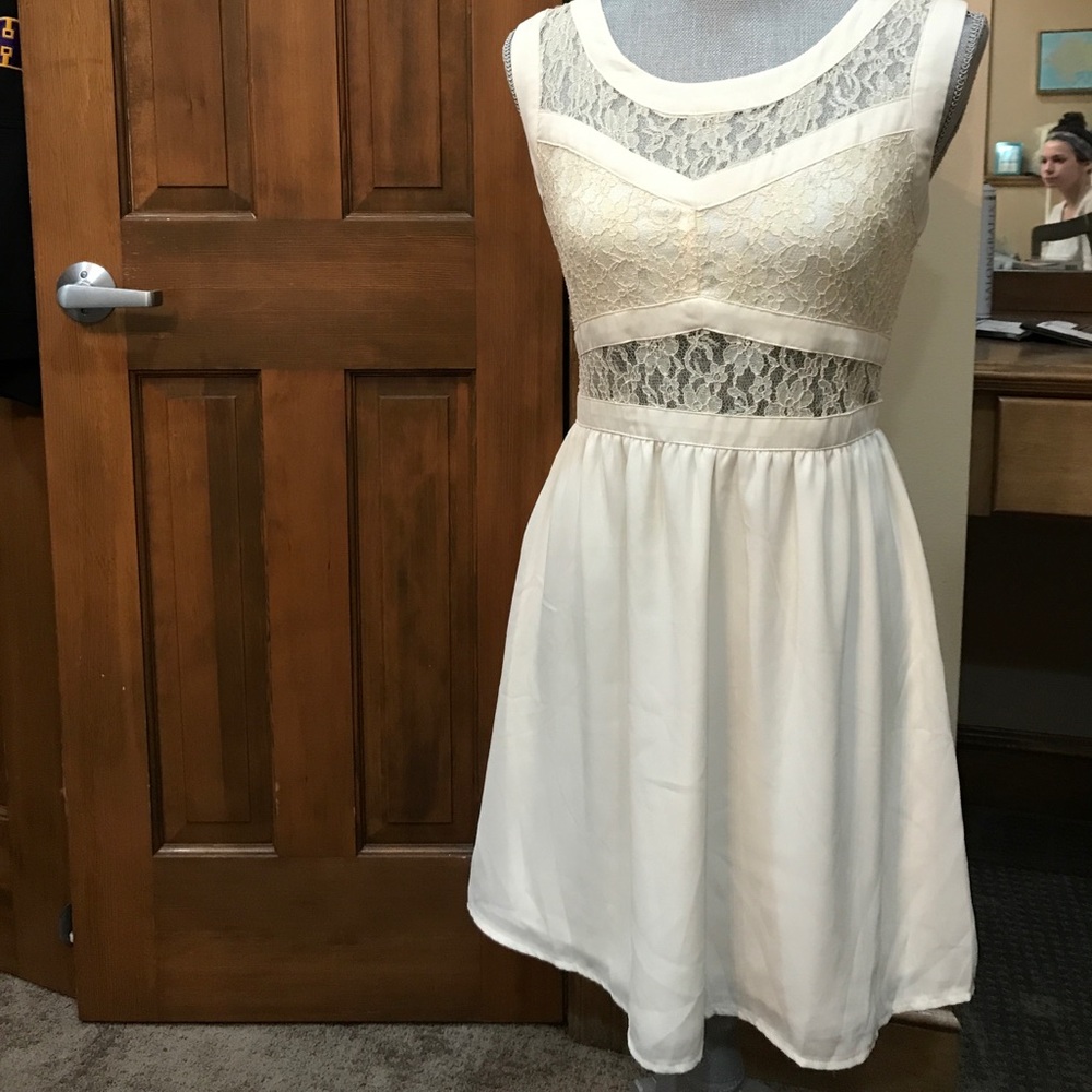 Cream Dress