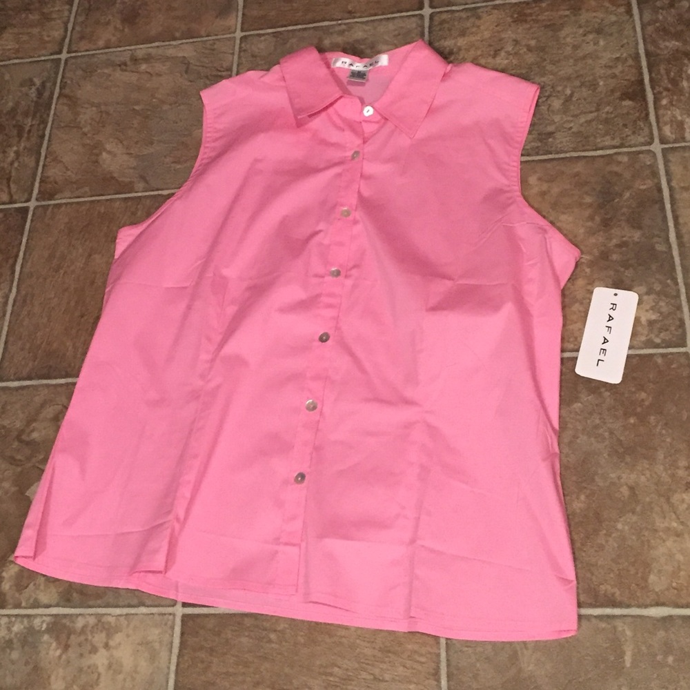 Rafael Pink Sleeveless Top