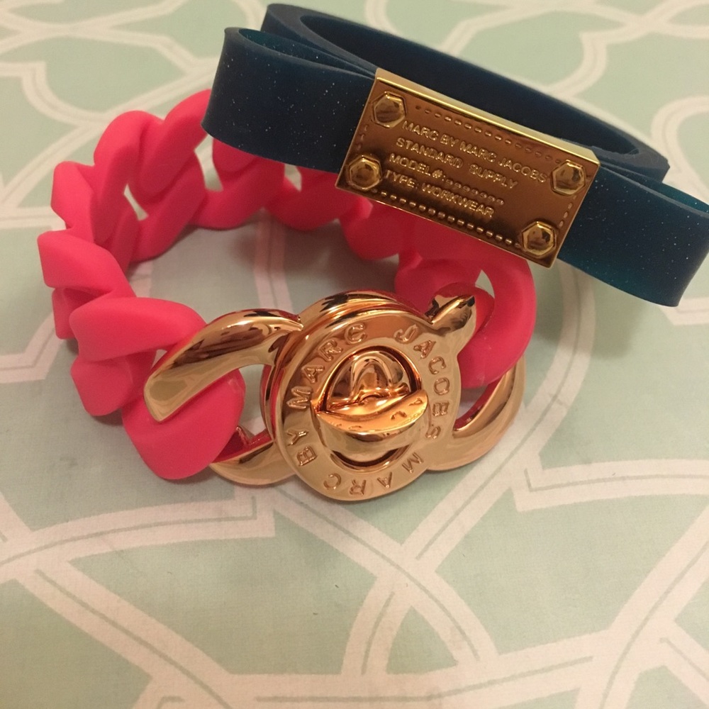 Marc Jacobs jelly bracelets