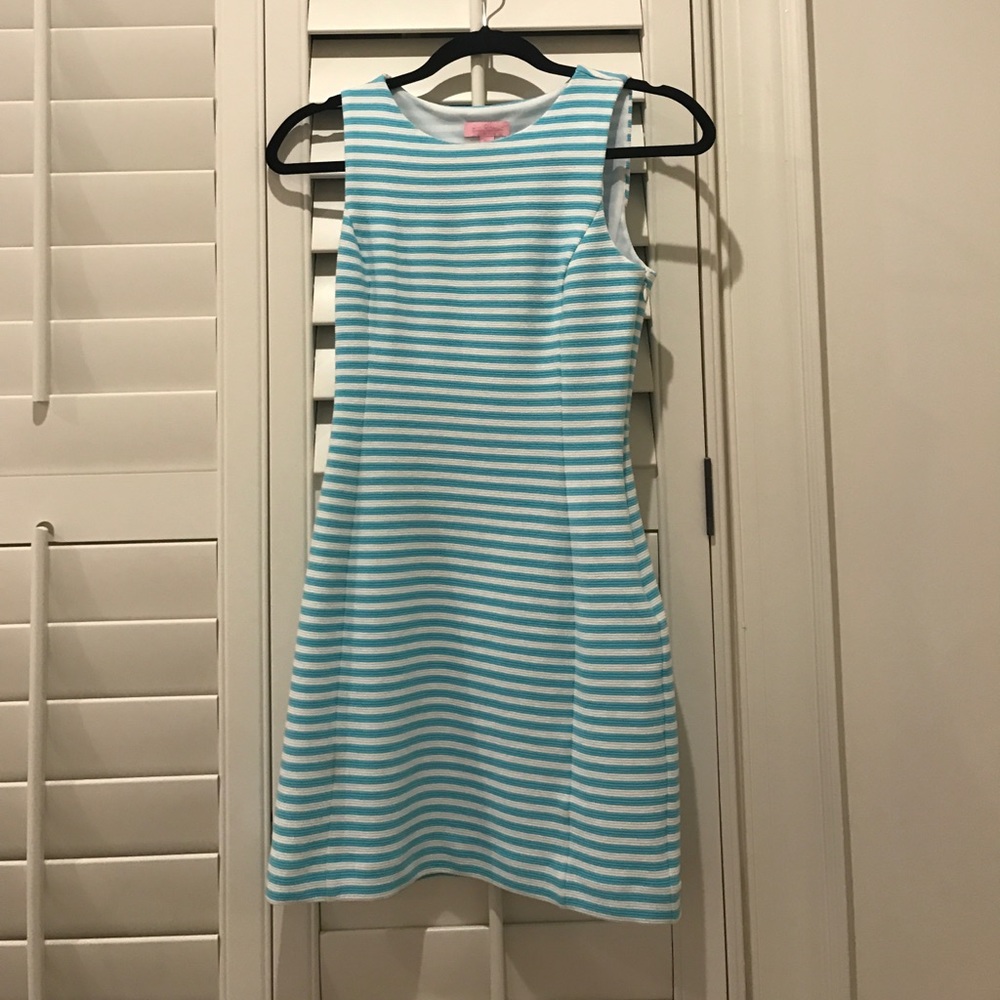 Lilly Pulitzer striped cutout sheath dress