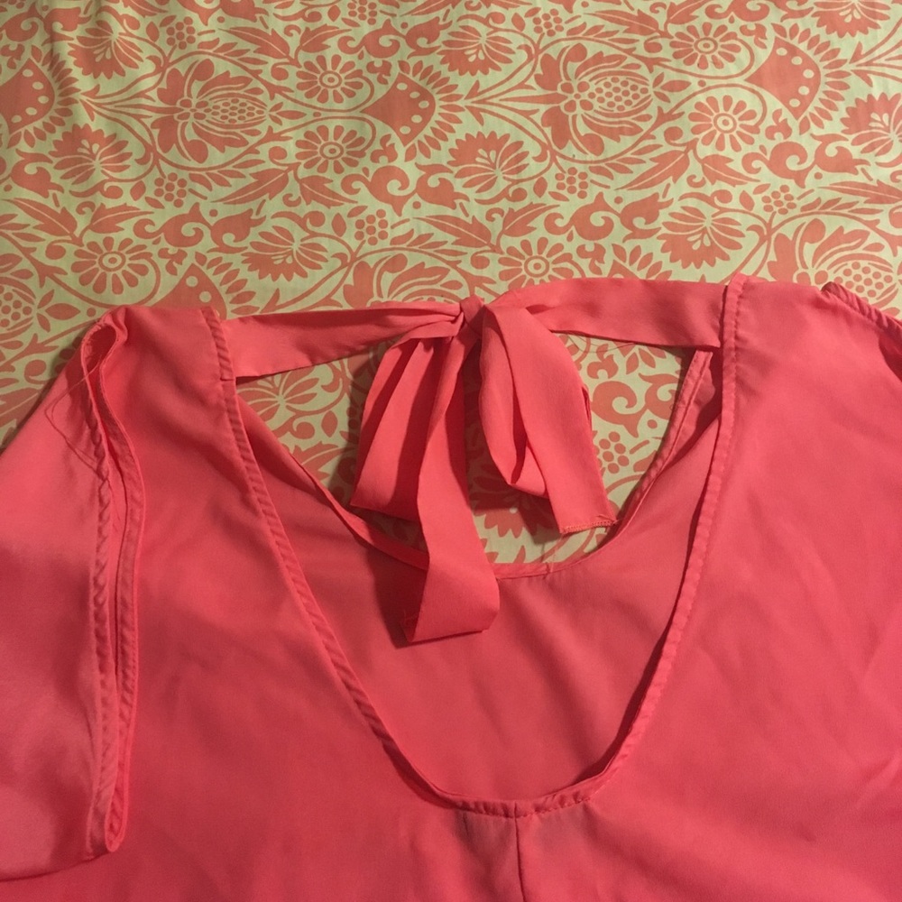 Akira tie back blouse
