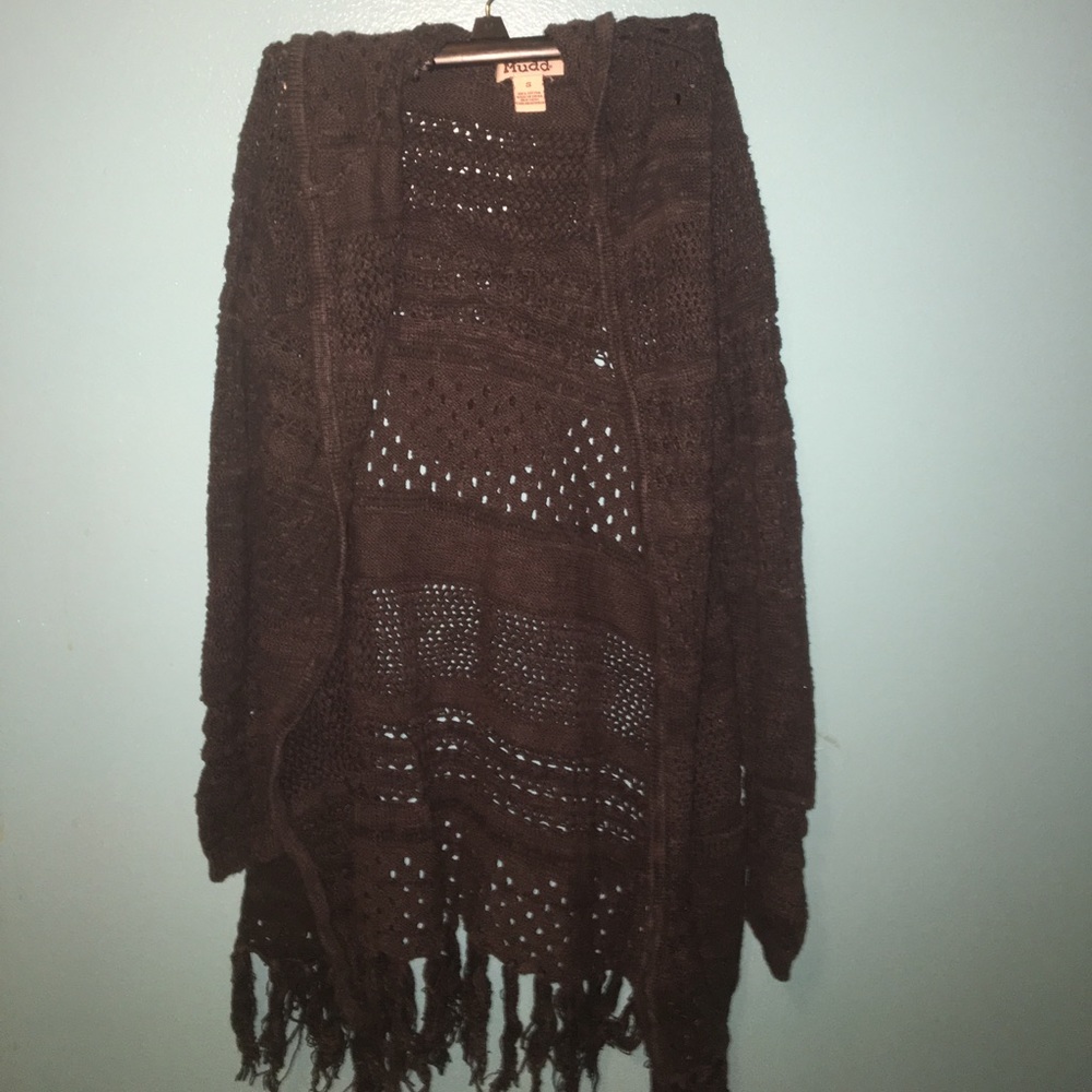 Grey Knit Cardigan