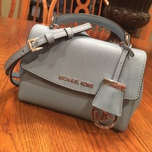 MK Ava Extra-Small Saffiano Leather Crossbody