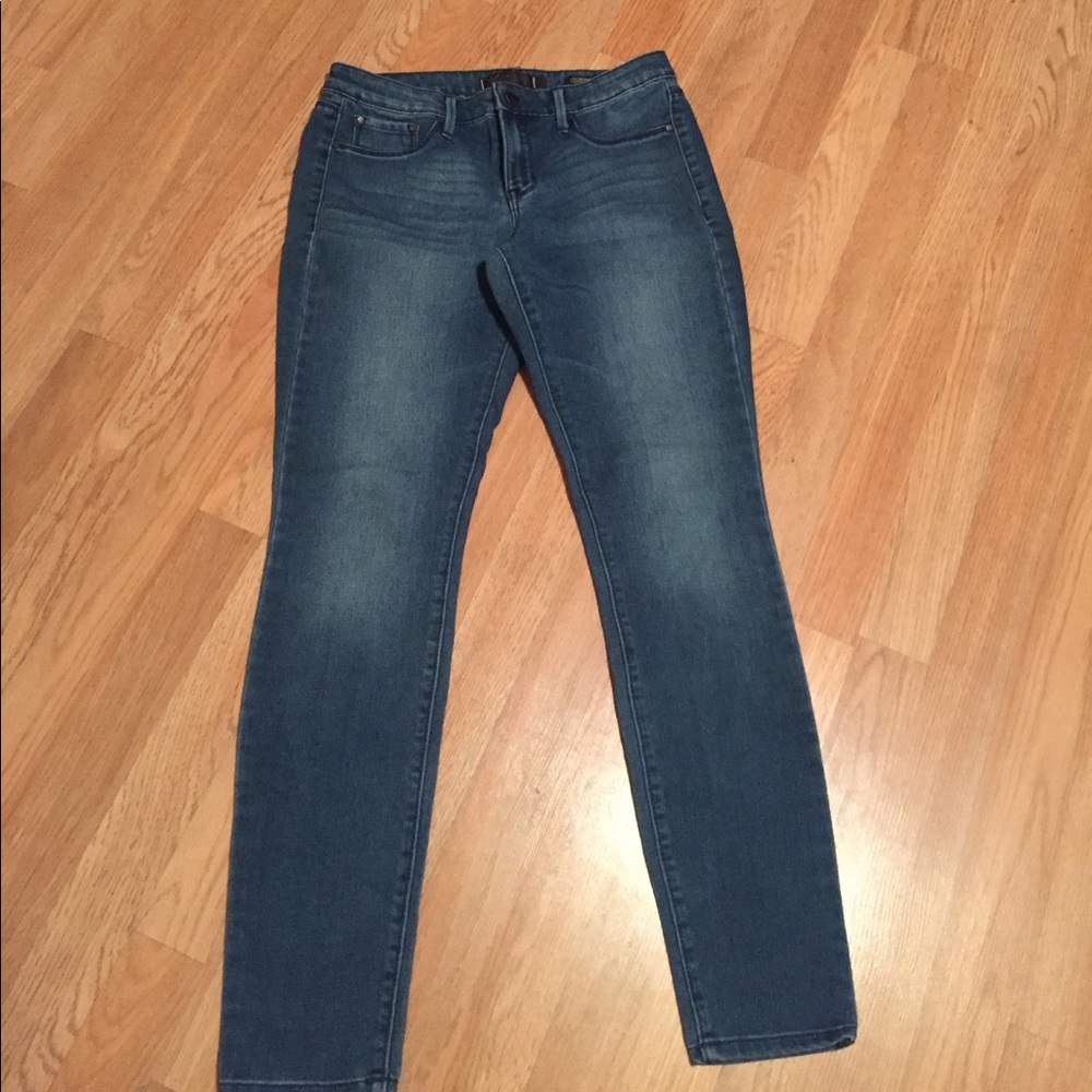 blue jean leggins