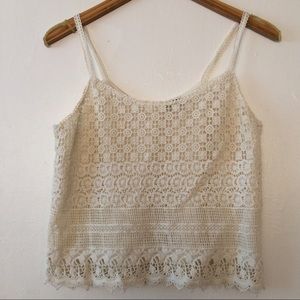 Topshop Crochet Crop Top ⭐️