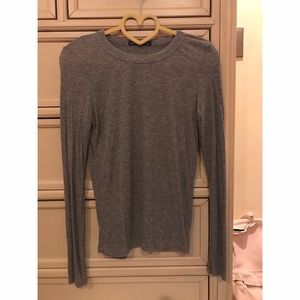Brandy Melville Grey top long sleeve