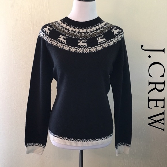 J. Crew Tops - 🖤NWOT J. CREW 100% Lambswool Fair Isle Sweater ❄️