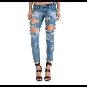 One Teaspoon "thrashed" jeans