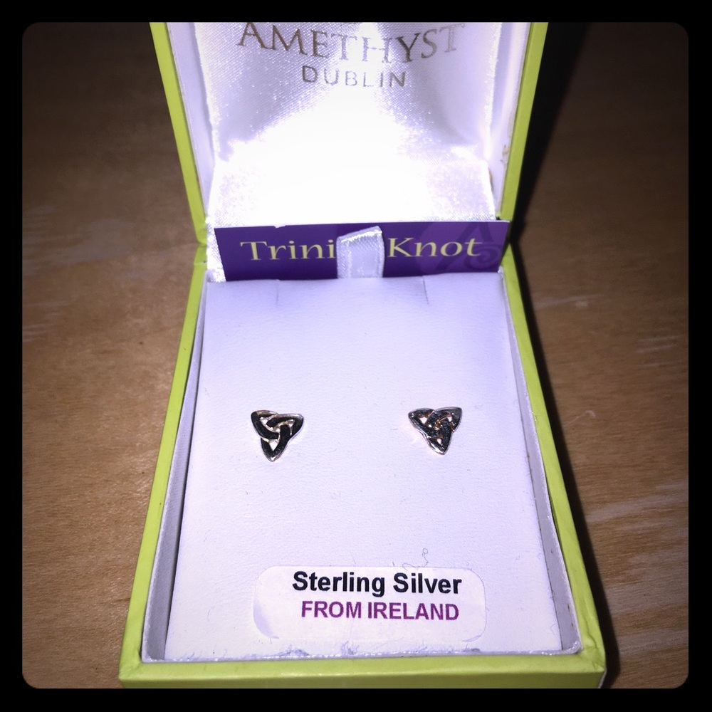 Sterling Silver Irish Knot Studs