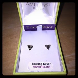 Sterling Silver Irish Knot Studs