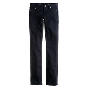 JCrew matchstick black jeans