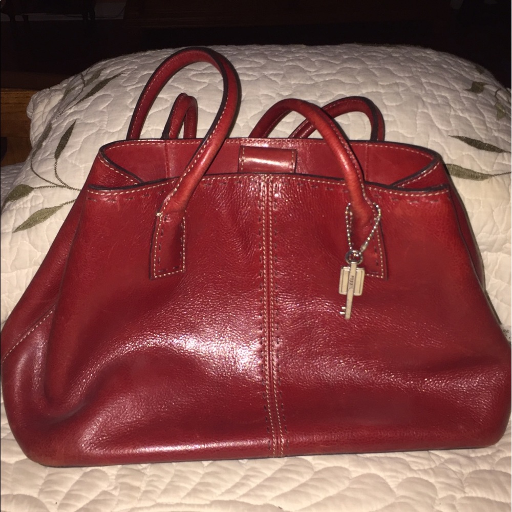 Fossil Red Purse