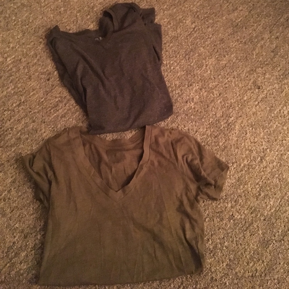 V-Neck T-Shirts (sold together for $8, $5 sep)