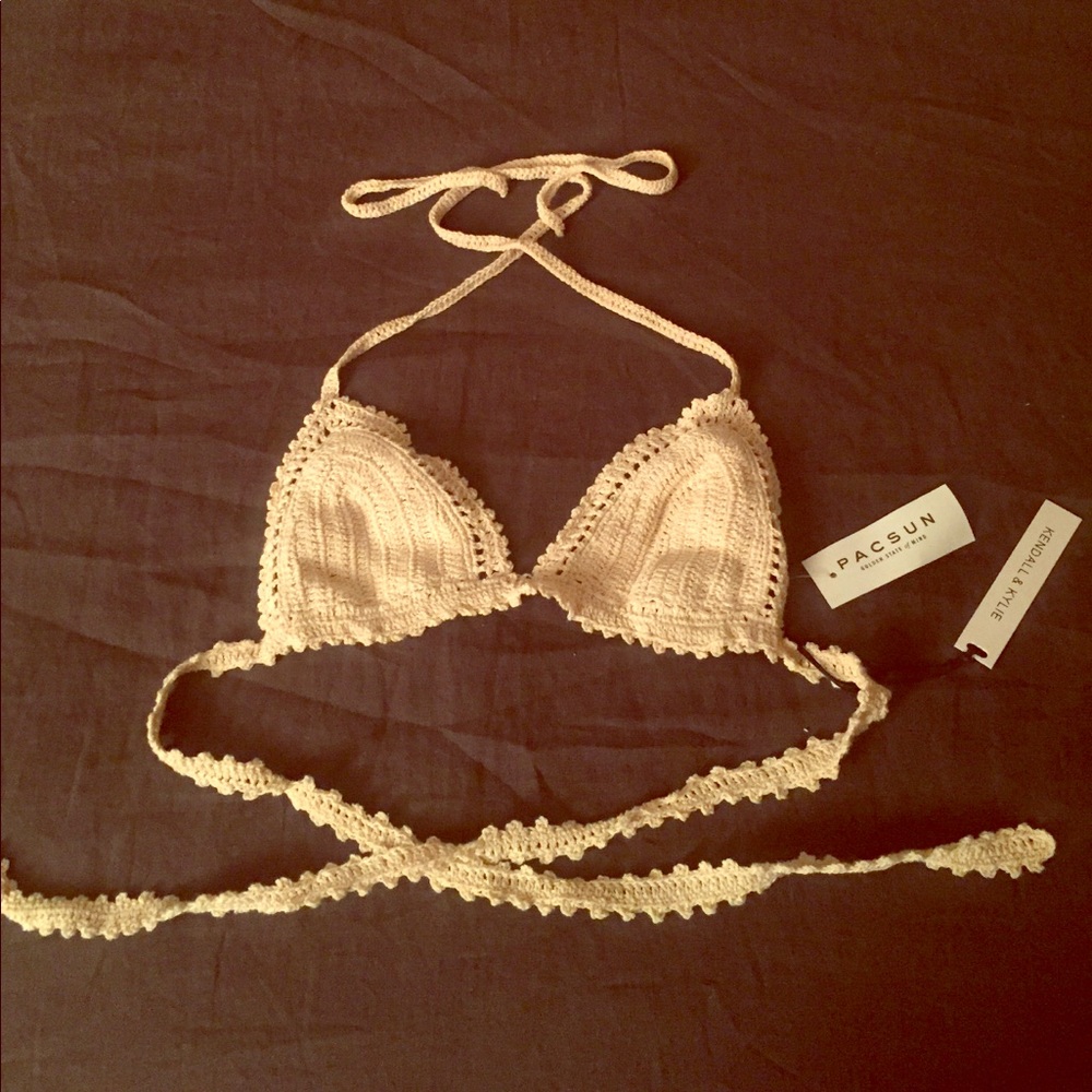 Kendall & Kylie Crochet Bikini Top