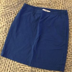 COTTON TRUE BLUE PENCIL SKIRT