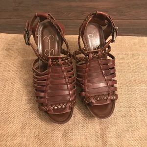 Jessica Simpson brown sandals