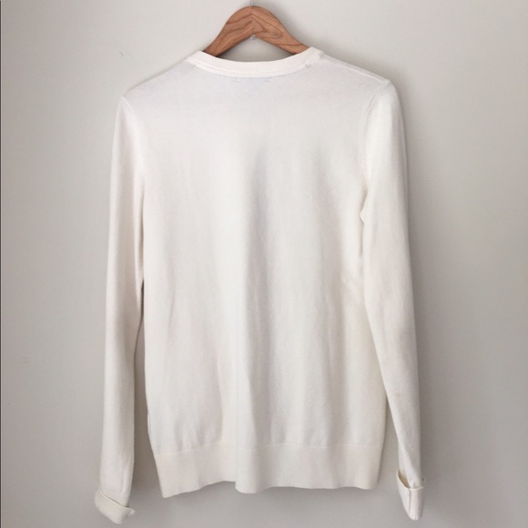 Nautica Ivory Preppy Cardigan - Picture 2 of 4