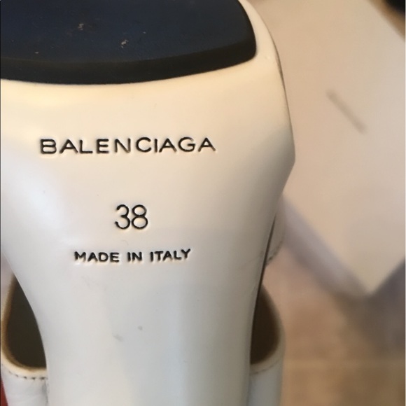 💯Authentic Balenciaga white heels - Picture 4 of 7