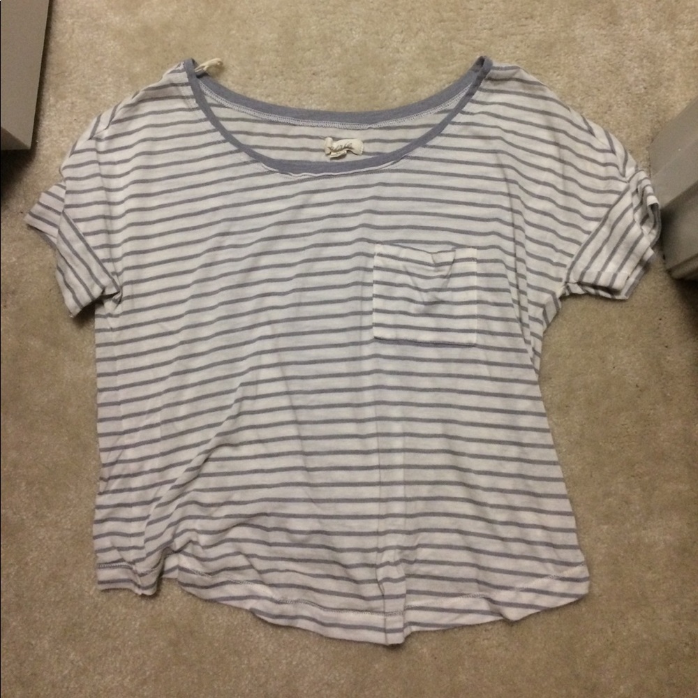 aerie striped crop top