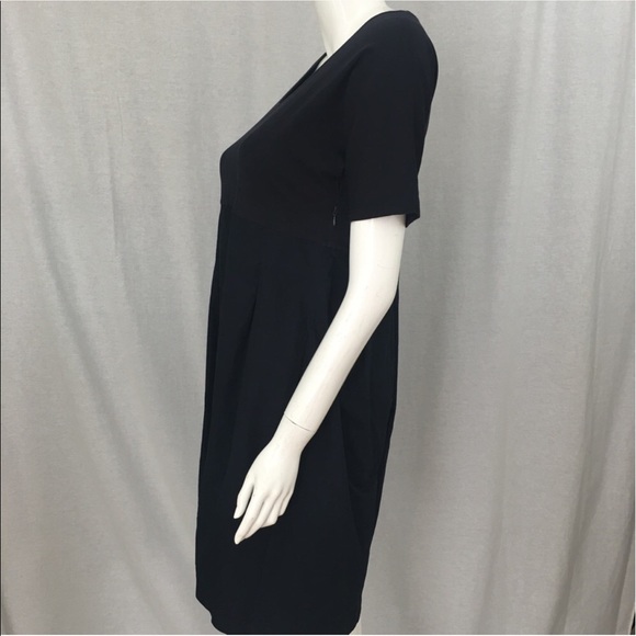 SOLD 🍂Sz Large COS Pleated Skirt Scoop Neck Dress - Picture 5 of 7