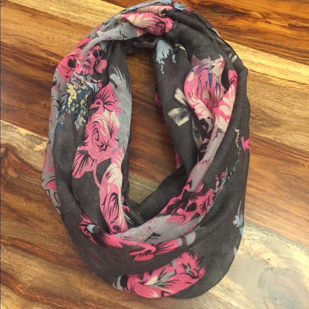 Floral Infinity Scarf