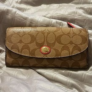 Used coach full size wallet