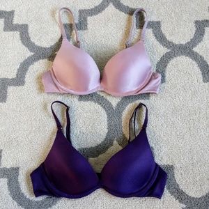 34A Victoria's Secret air push-up bras