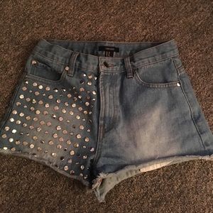 High waisted shorts