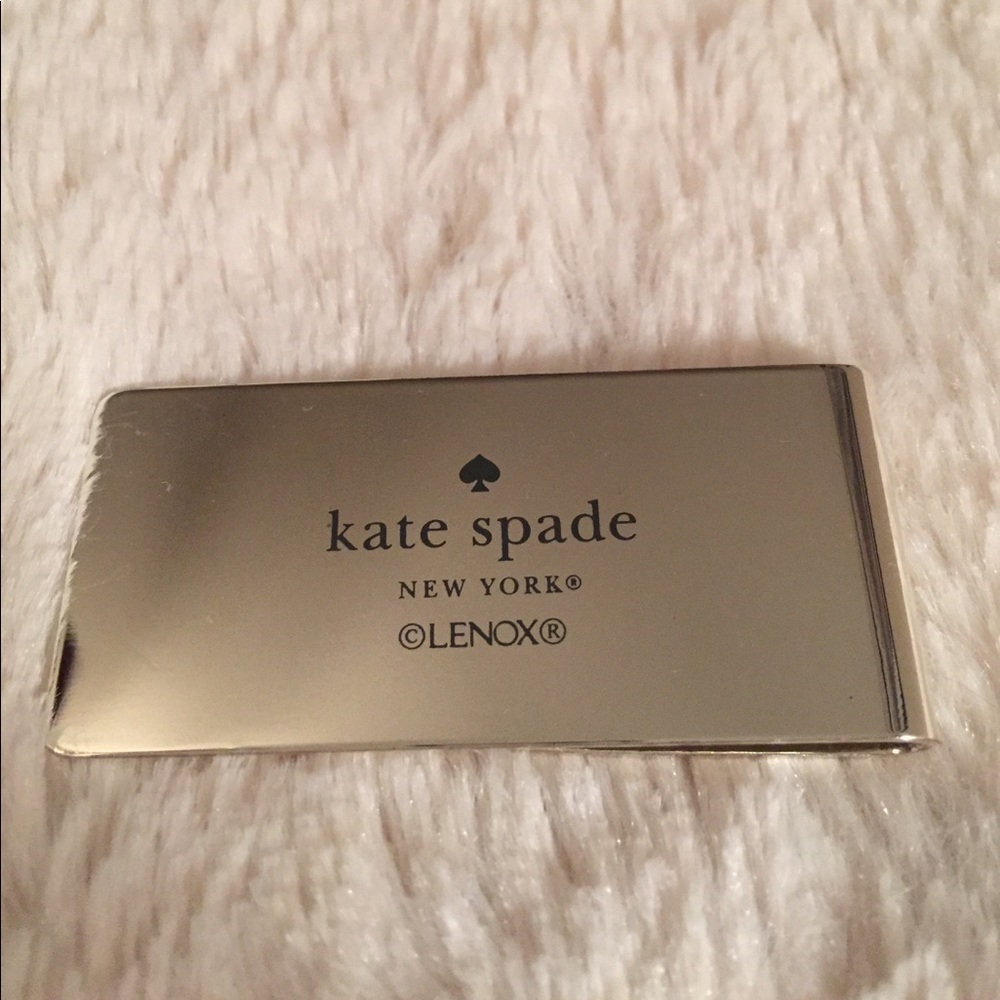 Kate Spade Sterling Silver Money Clip