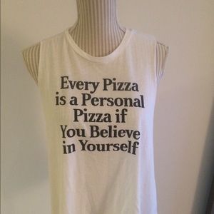 Fun Kid Dangerous "Personal Pizza" Muscle Tank