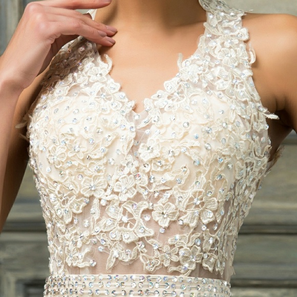 Sexy Lace Bridal Gown Formal Dress Wedding - Picture 2 of 8