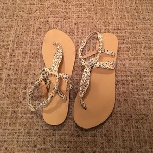 Floral sandals