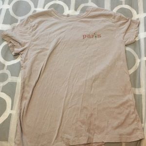 Pink Paris Rose Embroidery Top