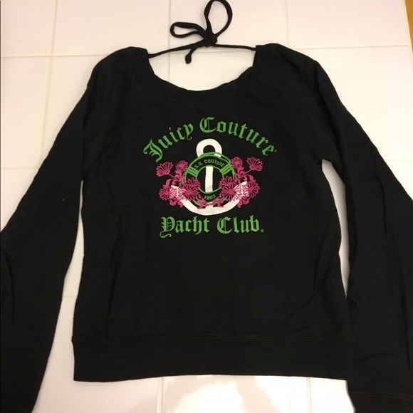 Vintage Juicy Couture open back sweatshirt-size M - Picture 5 of 5