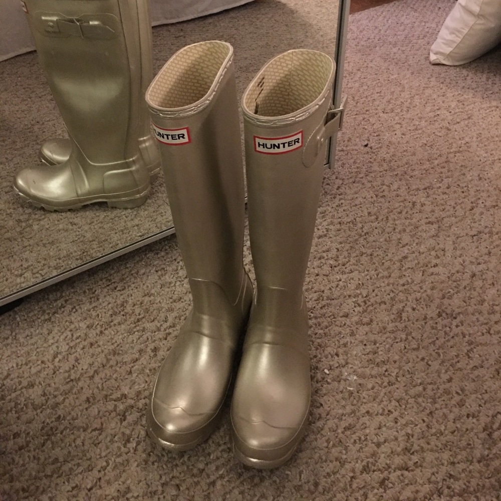Gold Hunter Original Tall Rain Boots - size 6