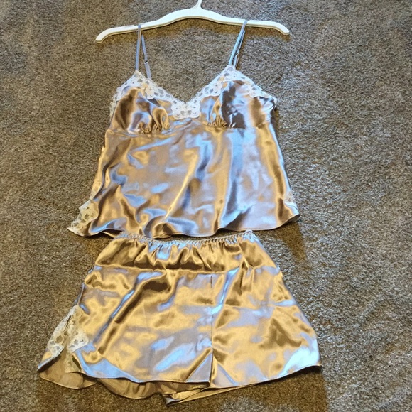 New LAST ONE MED 2pc mocha pj set - Picture 3 of 5