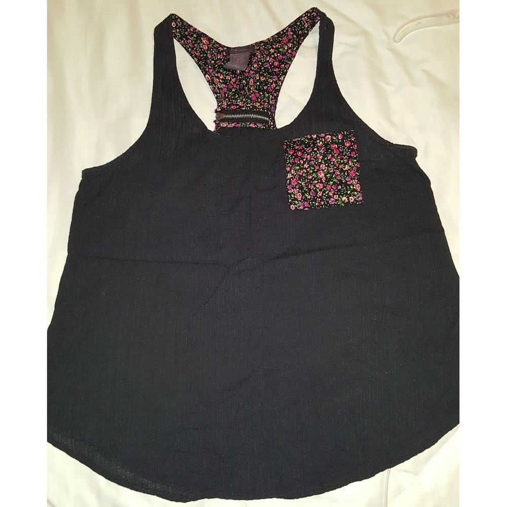 Black tank top