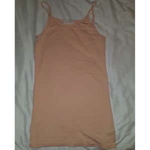 Nude, salmon Forever 21 tank