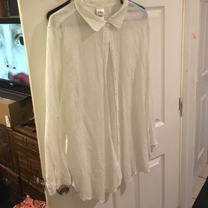 White long sleeve dress shirt