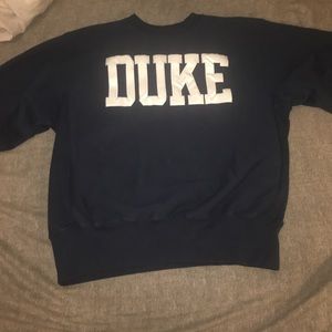 Vintage duke crew neck sweatshirt