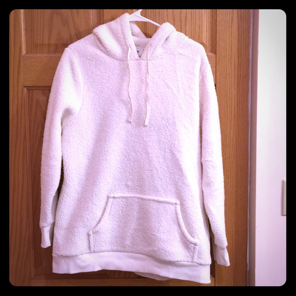Women's size L sherpa hoodie