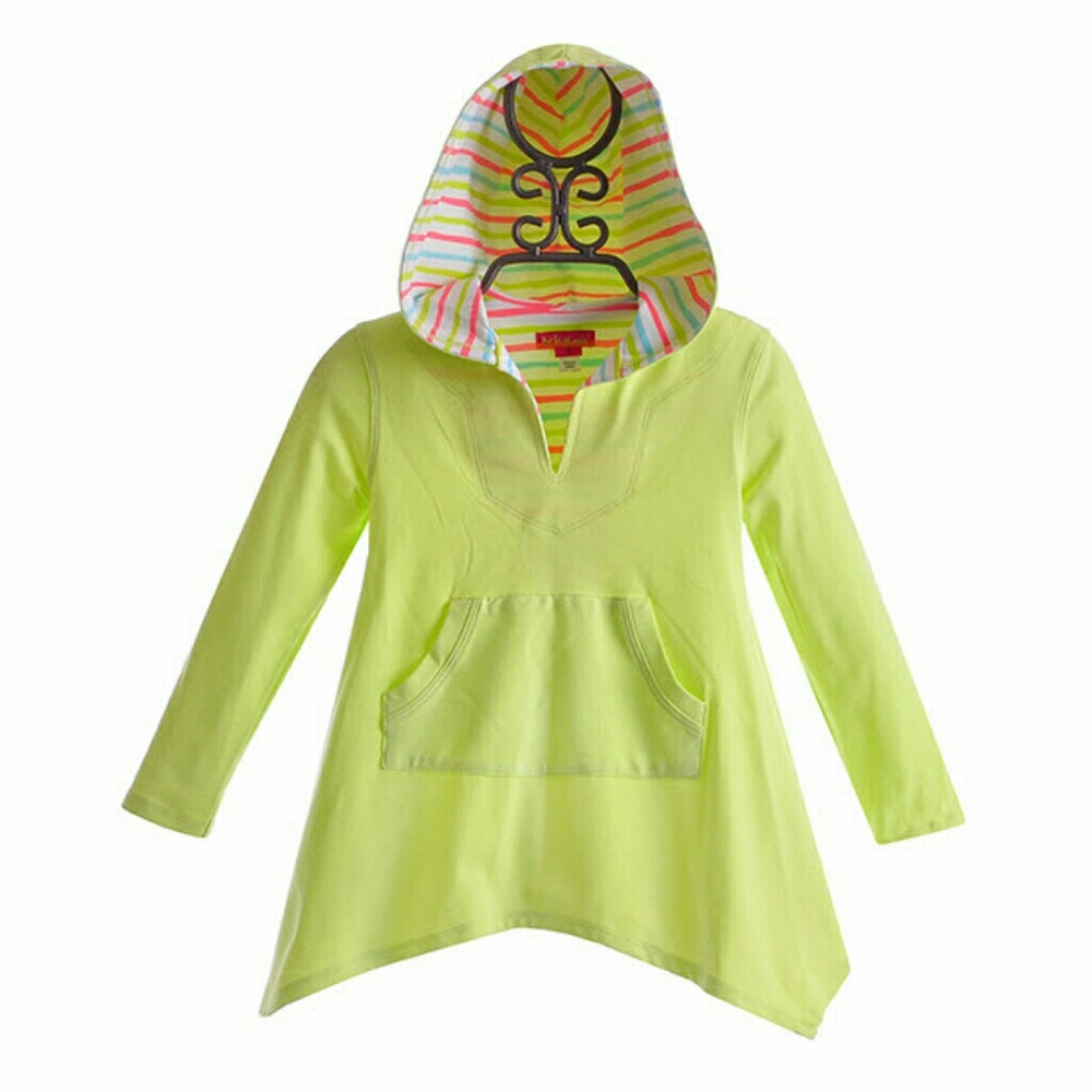 Kate Mack NWT Green Garden Stripes Tunic Top 4 5